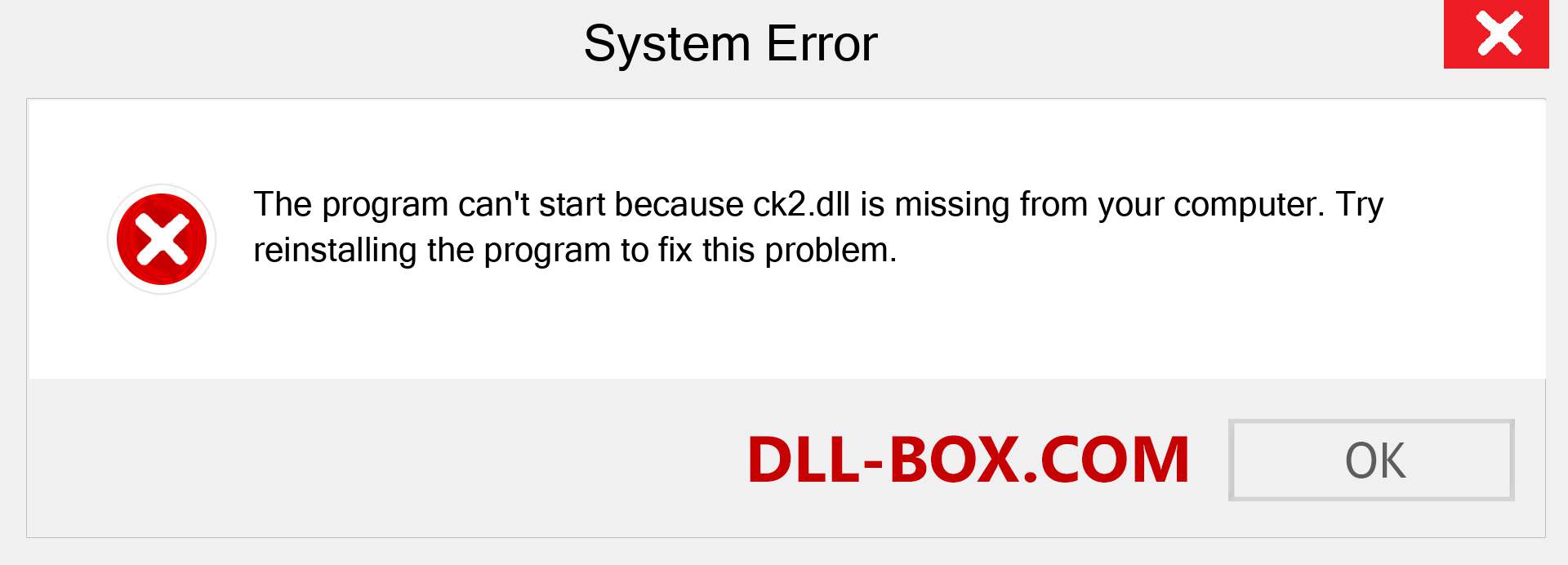  ck2.dll file is missing?. Download for Windows 7, 8, 10 - Fix  ck2 dll Missing Error on Windows, photos, images